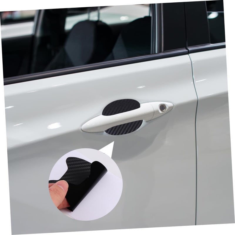 Car Door Handle Scratch Protection Film 4 Pieces Clear Paint Guard Stickers - Image 4