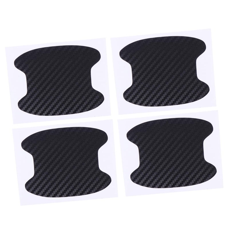Car Door Handle Scratch Protection Film 4 Pieces Clear Paint Guard Stickers - Image 2