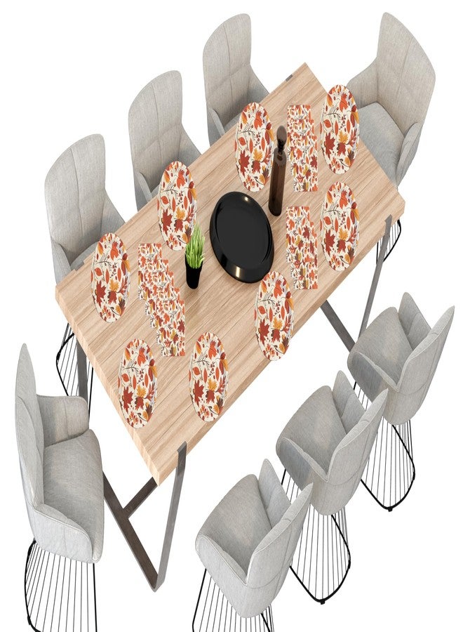 BASHOUT Thanksgiving party plates and napkins set, 24 plates and 24 napkins, for Fall celebrations, Friendsgiving and thanksgiving dinner. - Image 4