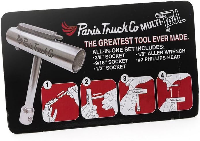 Paris Truck Co Skateboarding and Longboarding Multi Tool - Image 5