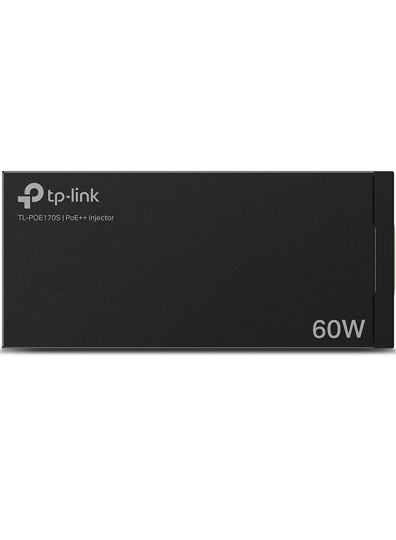 Tp-link Tl TP-Link 802.3at/af Gigabit PoE Injector | Non-PoE to PoE Adapter | supplies up to 60 W| Plug & Play | Desktop/Wall-Mount | Distance Up to 100m (PoE170S)  - Image 2