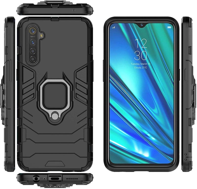 SPAZY CASE® Realme XT Dual Layer Armor Defender Full Body Protective Back Case Cover Designed for Realme XT - Image 4