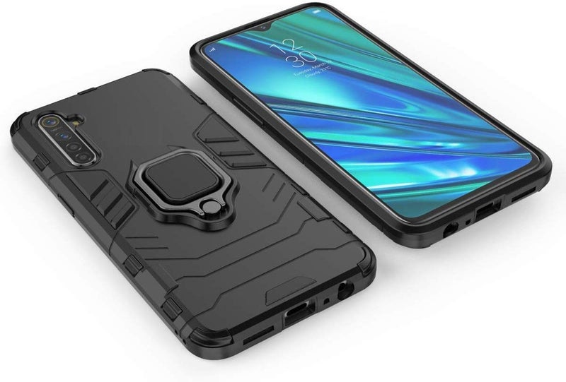 SPAZY CASE® Realme XT Dual Layer Armor Defender Full Body Protective Back Case Cover Designed for Realme XT - Image 2