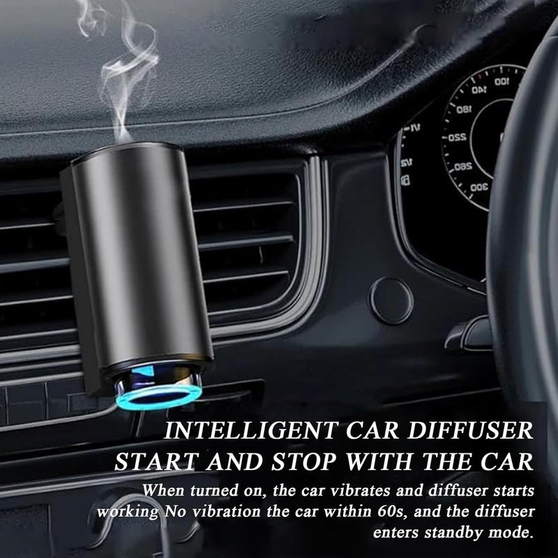 MADGININE Smart Car Air Freshener Diffuser with 3 Aromatherapy Bottles and Nano Atomization Technology - Image 2