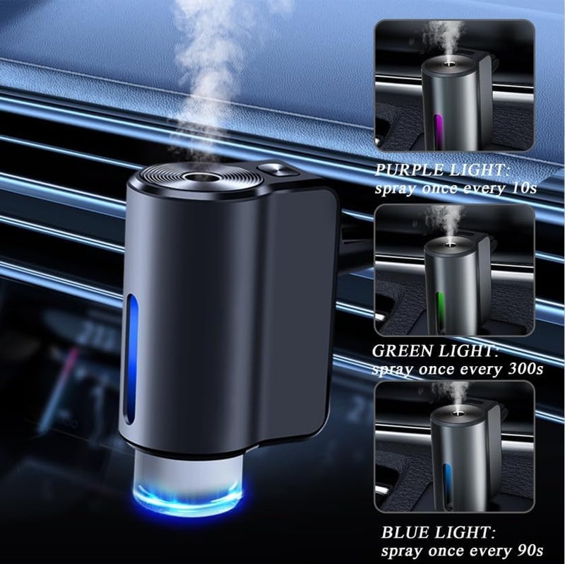 MADGININE Smart Car Air Freshener Diffuser with 3 Aromatherapy Bottles and Nano Atomization Technology - Image 4
