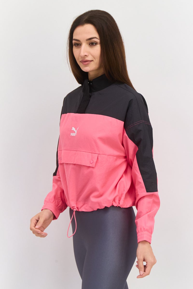 PUMA Women Sportswear Fit Training Jacket, Pink Combo - Image 2