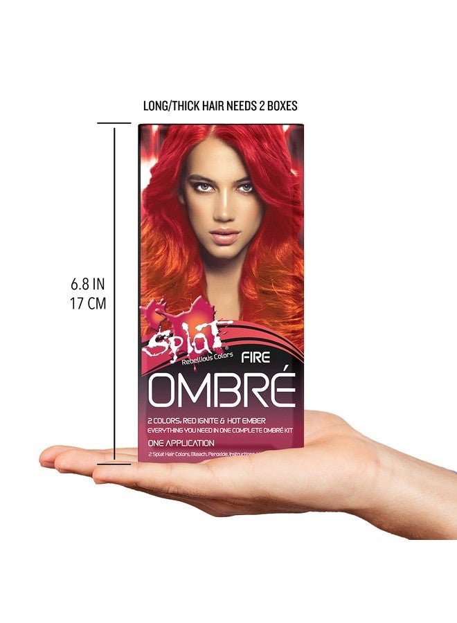 Splat Semi Permanent Fantasy Complete Hair Color Kit in Ombre Fire - Image 3