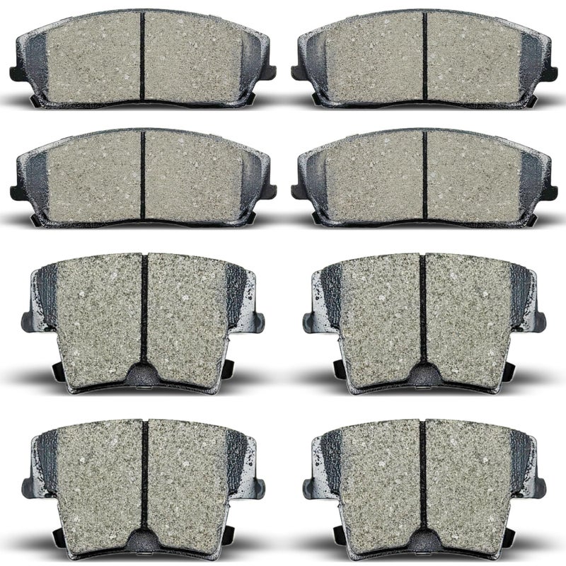 ALADICHE Front Rear Ceramic Brake Pads Compatible with 20052020 Chrysler 30020092018 Dodge Challenger20062017 Dodge Charger20052008 Dodge Magnum