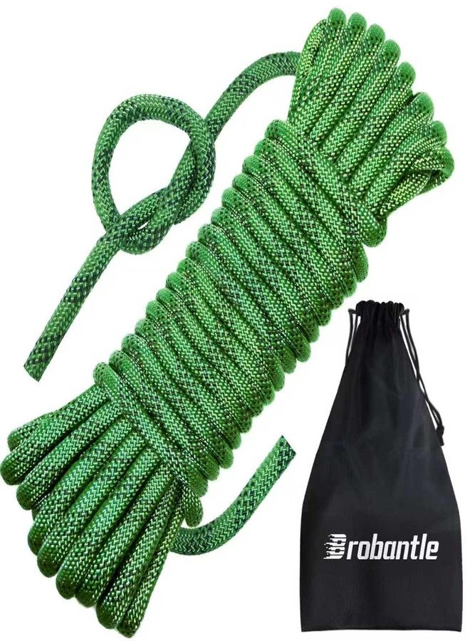 Brobantle 10.5mm Climbing Rope,32FT Static Rock Climbing Rope for Escape Rope Ice Climbing Equipment Fire Rescue Parachute - Image 1