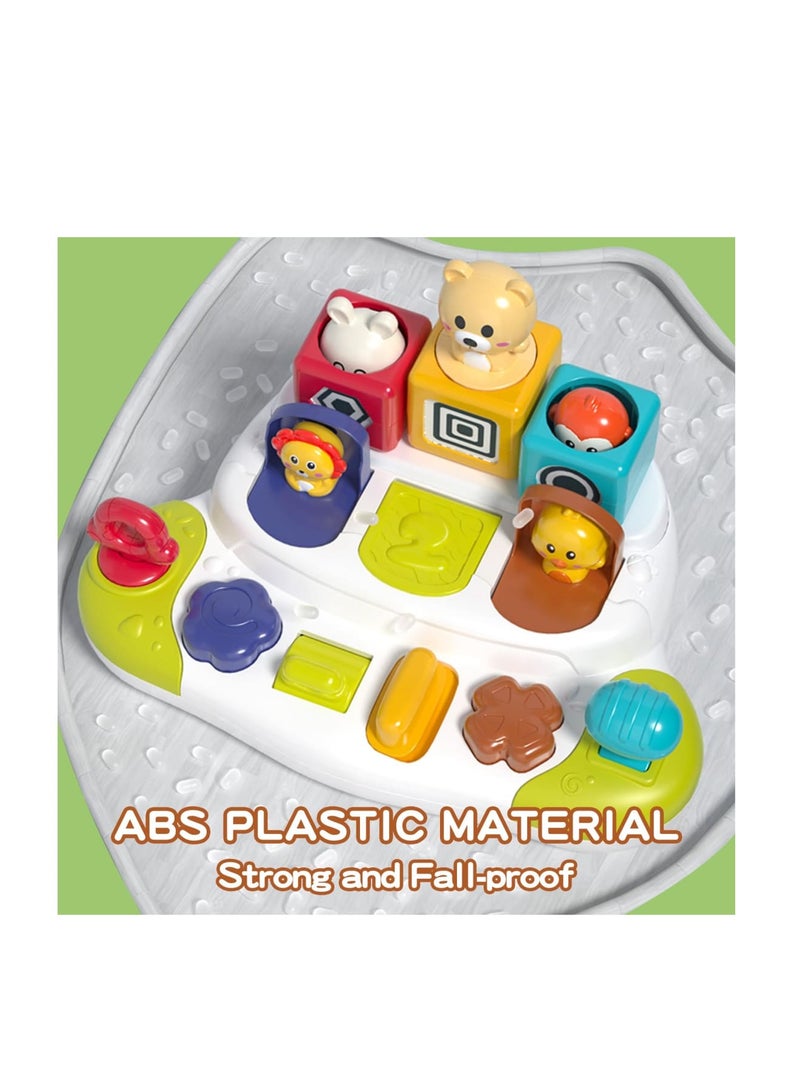 SOLARAE Interactive Pop-Up Toy, Learning Toy for Sorting Colors and Animals, Montessori Toy Cause and Effect Toy, Kids Gift Toy Age 1-2,  Early Learning for 9-12-18 Months Kids - Image 4