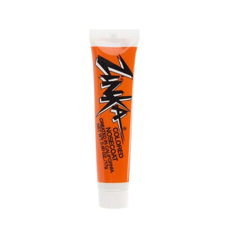 Zinka Colored Zinc Oxide Sunblock High Zinc Formula for Nose and Face Water Sweat Resistant Orange