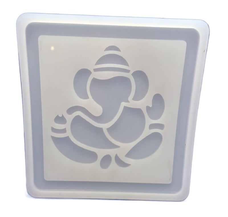 53 Arts 53ARTS Ganesh Ganesha Ganpati Frame Resin Mould Silicone Epoxy Casting Molds for DIY Crafts Trinket Container Home Wall Decoration - Image 2