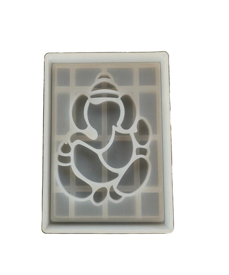 53 Arts 53ARTS Ganesh Ganesha Ganpati Frame Resin Mould Silicone Epoxy Casting Molds for DIY Crafts Trinket Container Home Wall Decoration - Image 5