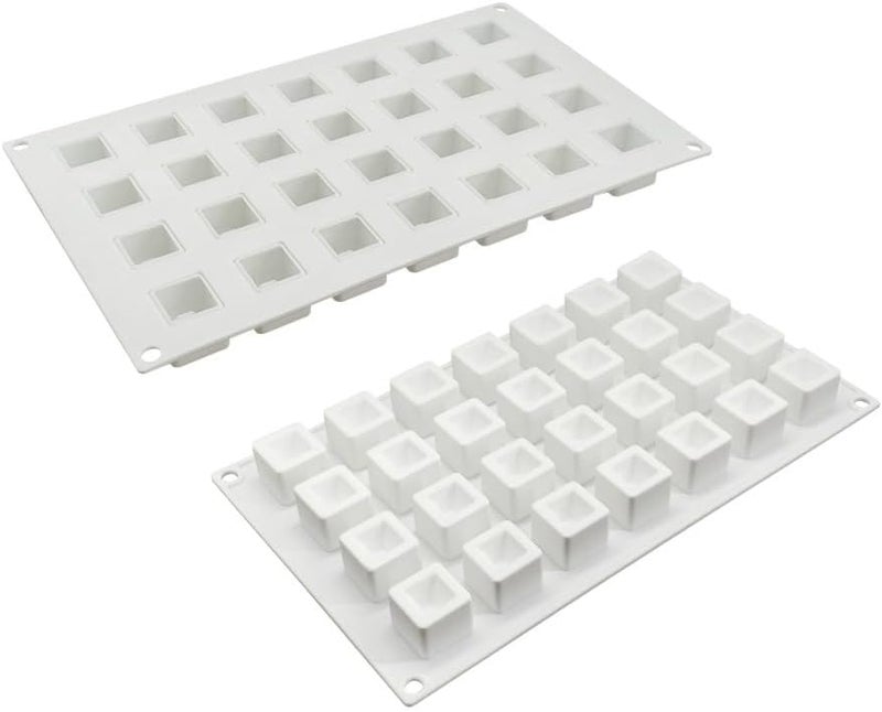 mostsom Epoxy Resin DIY Ice Cube Mold - 28 Grid Square Silicone Mold (11.8 x 7 x 1 inch) - Image 2
