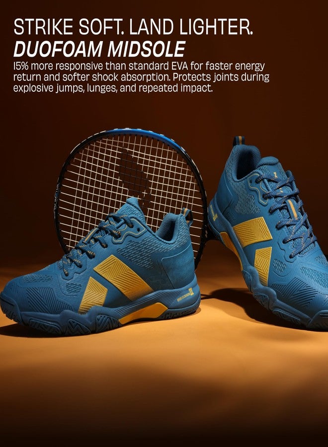 Nivia Powerstrike 4.0 Badminton Shoes for Men | Breathable Air Mesh with Fusion Technology Upper| Best Non Marking Multidirectional Herringbone Structure - Image 5
