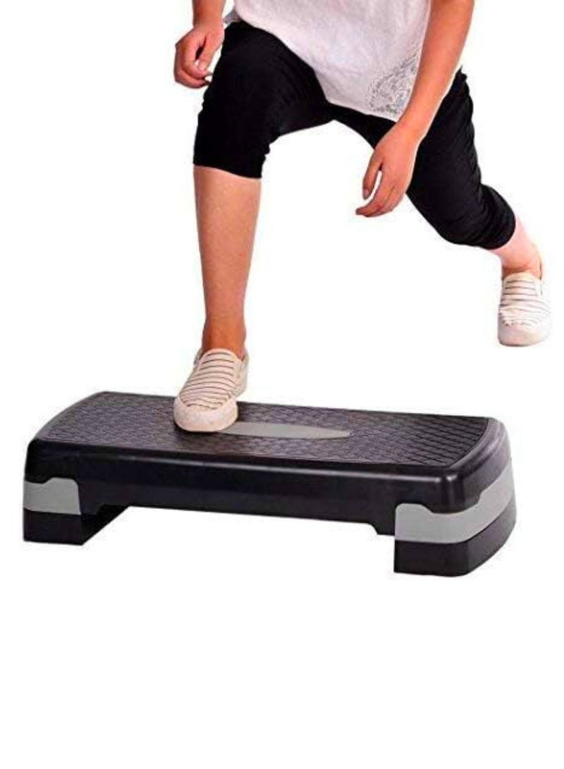 Chase Up Multi Level Aerobic Step Exercise training workout stepper 2-Adjustable Levels Great for Home Gym, Cardio & Palesta Pilates Yoga sports - Image 2