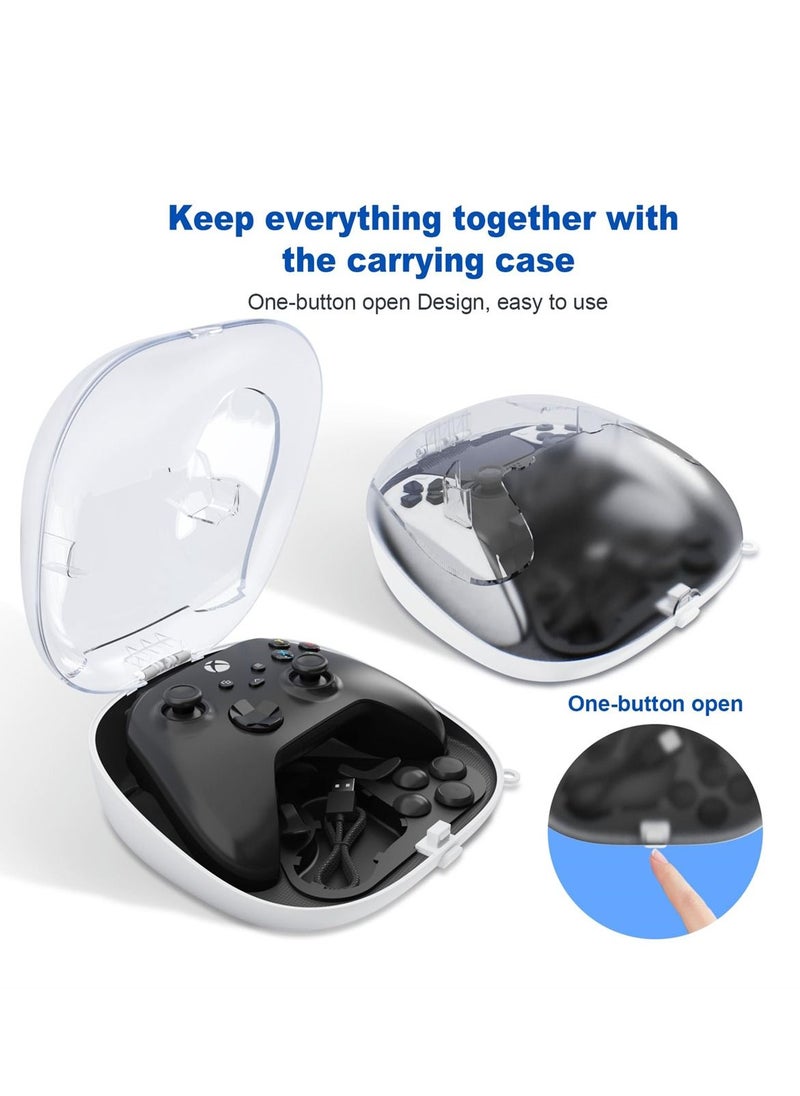 Generic Controller Protective Case for PS5 Dualsense/Xbox Series X/S/One Controllers, Hard Shell Travel Case, Dust-Resistant, Shock Proof with Type C Charging Cable, Wall Hook, Lanyards  - Image 5