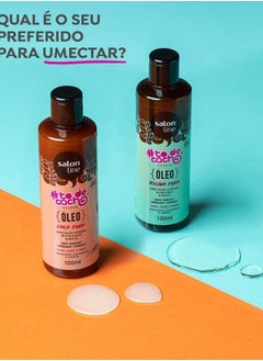 Salon Line Linha Tratamento (#ToDeCacho) Salon Line - Oleo De Umectacao Uhulll! Oleo De Coco Purissimo! 100 Ml - (Salon Line Treatment (#IHaveCurls) Collection - Coconut Moisturizing Oil 3.38 Fl Oz)  - Image 4