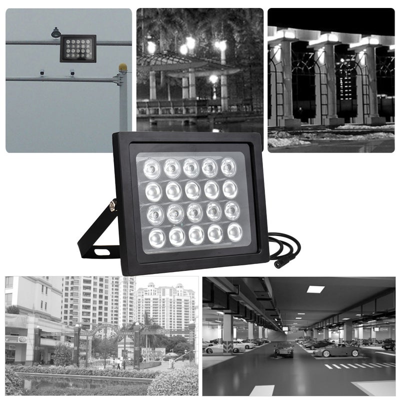 Infrared Illuminator 20pcs Array IR LEDS IR Illuminator Night Vision Wide Angle Long Range Outdoor Waterproof for CCTV Security Camera - Image 3