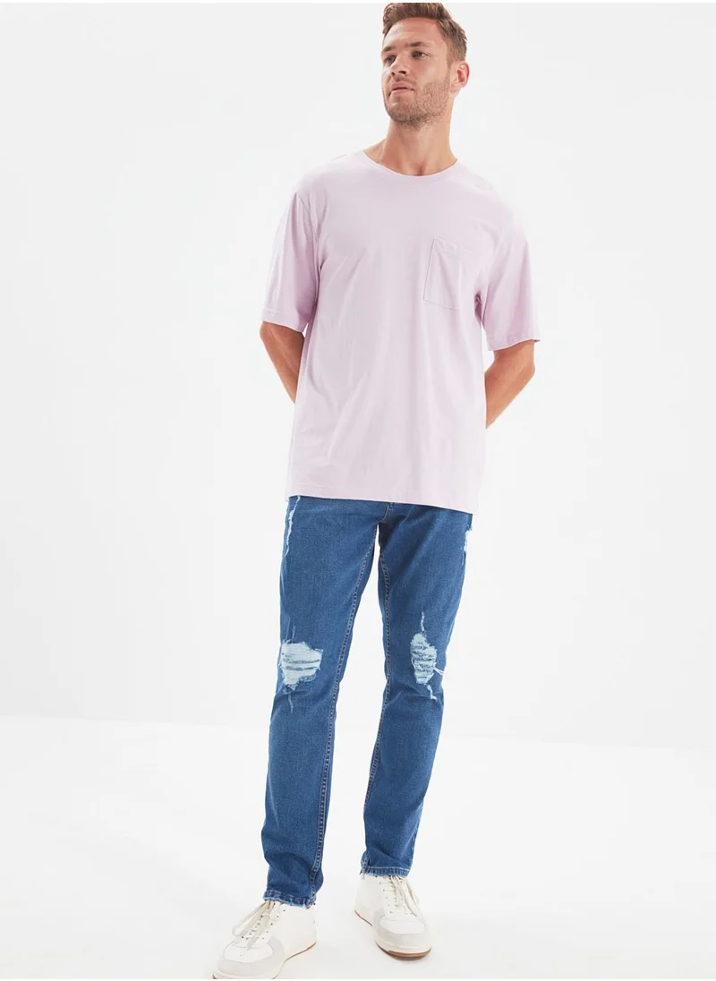 trendyol Distressed Slim Fit Jeans