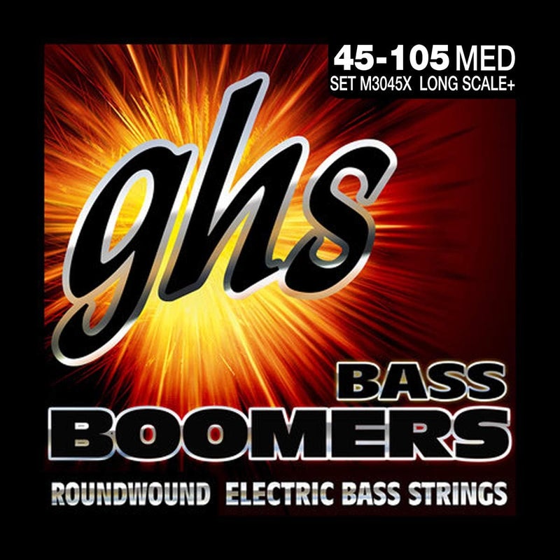 GHS Strings BASS BOOMERS M3045X Long Scale Plus, Medium Set, 45-105 - Image 1