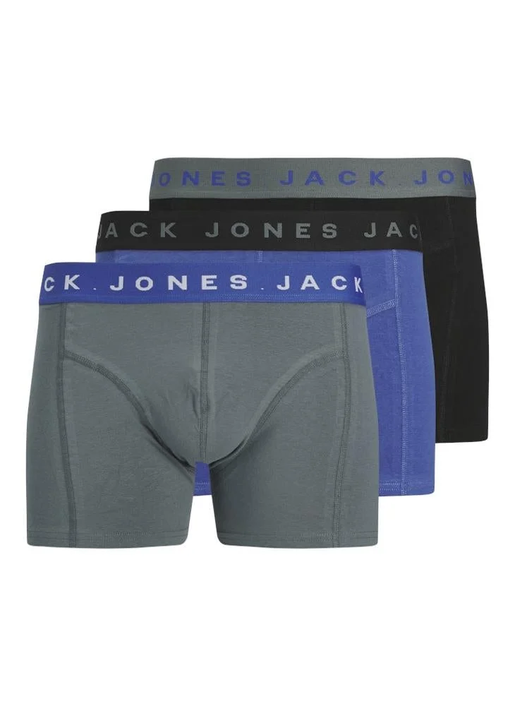 JACK & JONES 3 Pack Jacbennett Solid Trunks