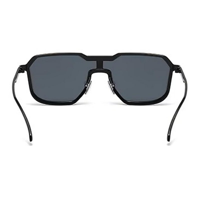Dervin UV Protected One Piece Designer Punk Style Metal Sunglasses for Men and Women - Image 4
