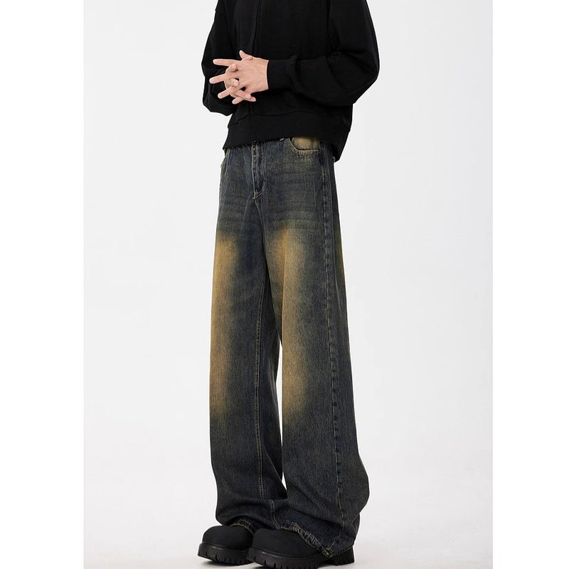 Unisex Classic Denim Jeans Loose Fit Daily Outdoor Wear - Image 2