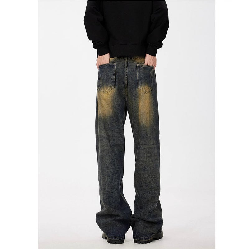 Unisex Classic Denim Jeans Loose Fit Daily Outdoor Wear - Image 3