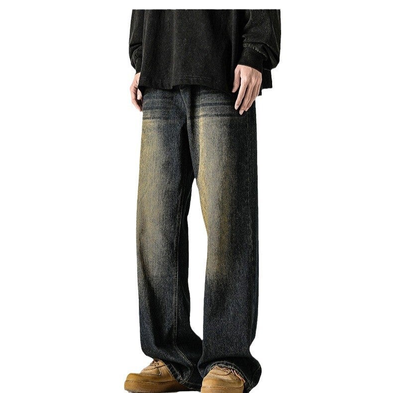 Unisex Classic Denim Jeans Loose Fit Daily Outdoor Wear - Image 5