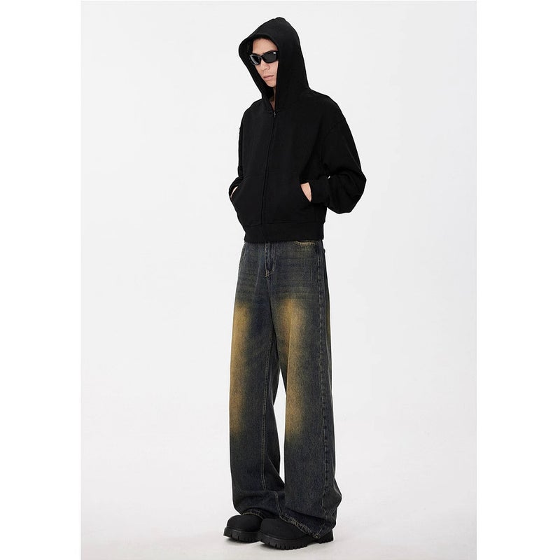 Unisex Classic Denim Jeans Loose Fit Daily Outdoor Wear - Image 4
