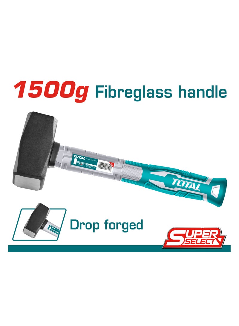 توتال شاكوش طرق مربع يد فيبر 1500 غرام  - Image 5
