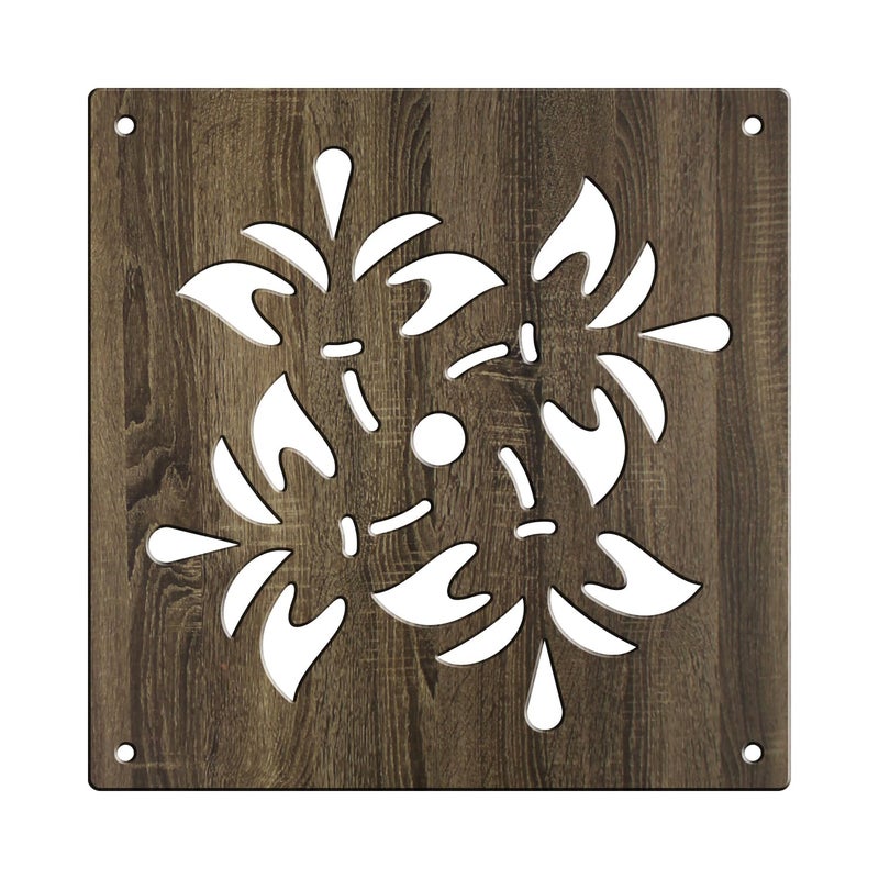 Random مجموعة ألواح تقسيم الغرفة المعلقة الخشبية العشوائية 12 قطعة فاصل لغرفة المعيشة فاصل حائط زخرفي حديث فواصل معلقة فاصل للمساحة للديكور المنزلي والمكتبي RSD8108 - Image 3