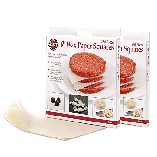 Norpro 3404 Square Wax Papers 500Piece
