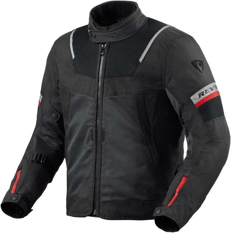 REV'IT! Tornado 4 H2O Adventure Touring Motorcycle Jacket - Black/Anthracite, X-Large - Image 1