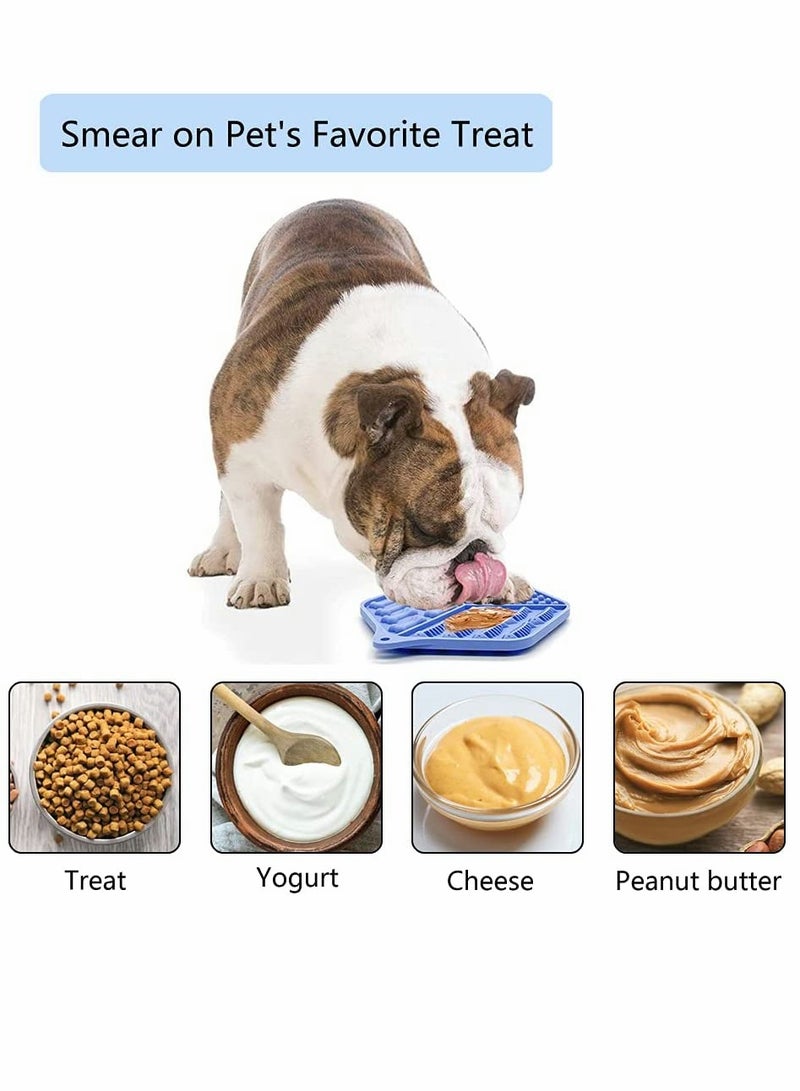 KASTWAVE Lick Mat Suction Cups Silicone Dog Licking Mat Dog Slow Feeder Lick Pad For Pet Bathing Grooming Training  - Image 5