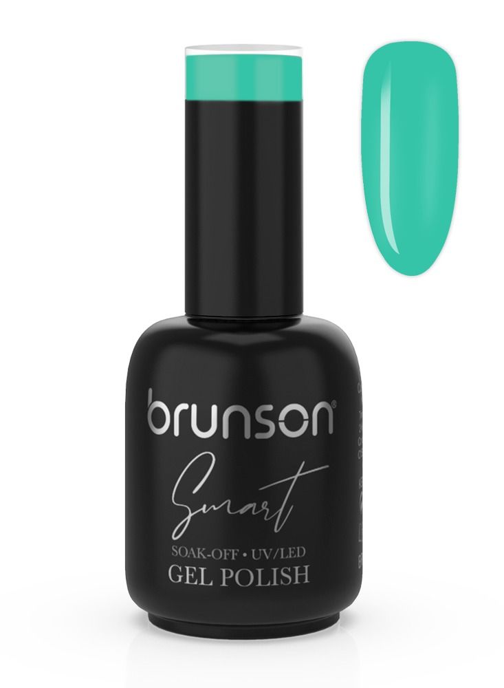 brunson Gel Nail Polish, 15ml Smart Gel Nails Glossy Shine Finish Long Lasting Soak off UV/LED Gel Polish for Nail Art French Manicure Pedicure Salon Quality Chip Resistant Gel Nail Extensions BSM025