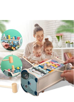 3 in 1 Wooden Hammering Pounding Toy, Montessori Motor Skills Learning Toy, Early Development Toy with Pounding Bench, Xylophone, Number Sorting Maze - pzsku/ZC8A4DD914970B21E8AB9Z/45/_/1739086655/5def7205-8843-4f36-8db6-a804be00a168