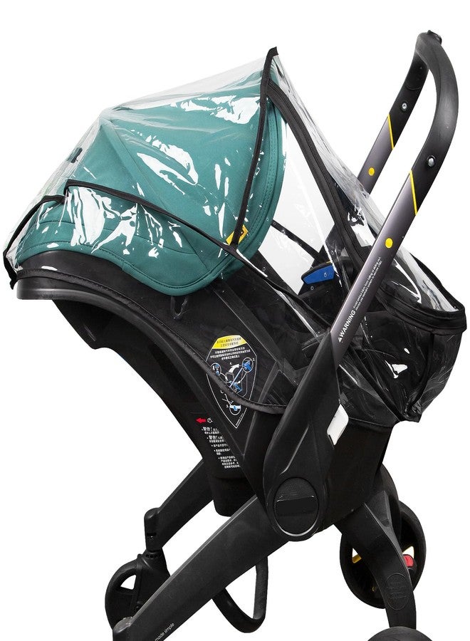 TRIPDAILY Rain Cover, Compatible with Doona Infant Car Seat Stroller, Protects from Rain, Snow, Wind, Cold, Side Ventilation Holes, Rain Cover for Stroller, Stroller Cover Accessories - Image 1
