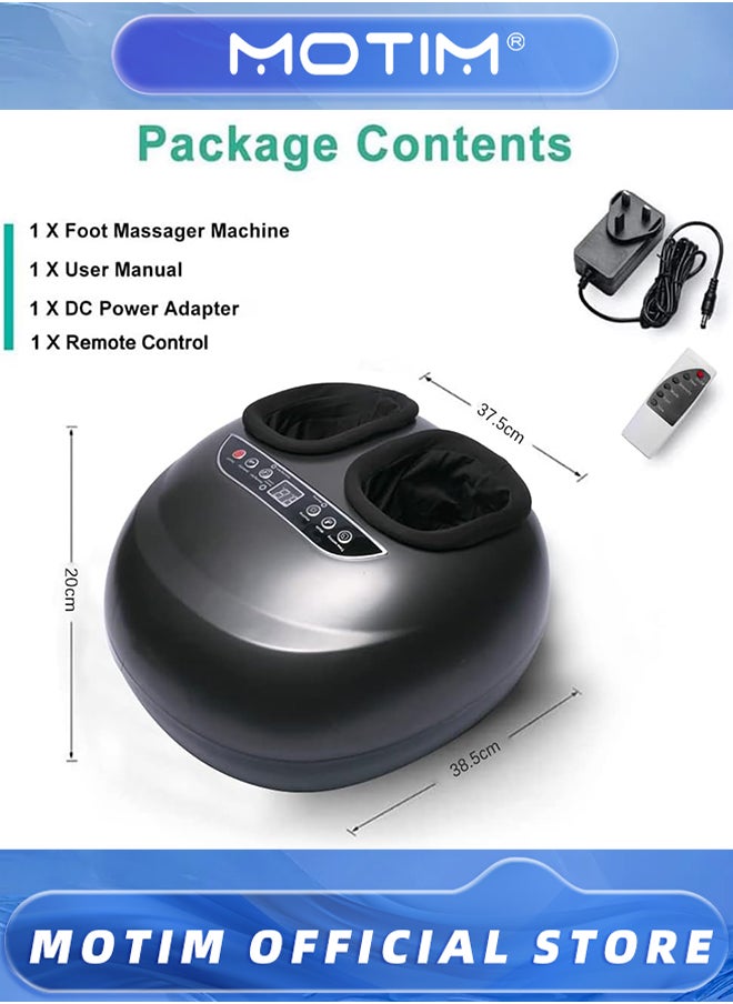 Motim - Foot Massager for Plantar Fasciitis and Tired Muscles Foot Massager Machine with Heat and Remote Feet Massager for Neuropathy Pain Relief and Circulation - Image 1