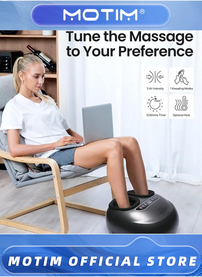 Motim Foot Massager for Plantar Fasciitis and Tired Muscles Foot Massager Machine with Heat and Remote Feet Massager for Neuropathy Pain Relief and Circulation  - Image 5