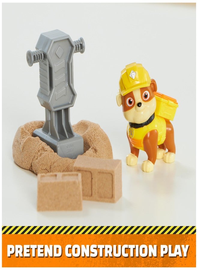 Rubble & Crew مجموعة شخصيات روبل وطاقمه، روبل وميكس، مع 85 غرامًا من رمل البناء الحركي ولعبتين يدويتين للبناء، ألعاب أطفال للأعمار من 3 سنوات فما فوق - Image 5