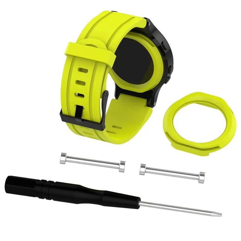 Bluejw Replacement Soft Silicone Wrist Strap Watch Band for Garmin Forerunner 225 GPS Running Watch – Comfortable, Durable & Easy to Install - Image 1