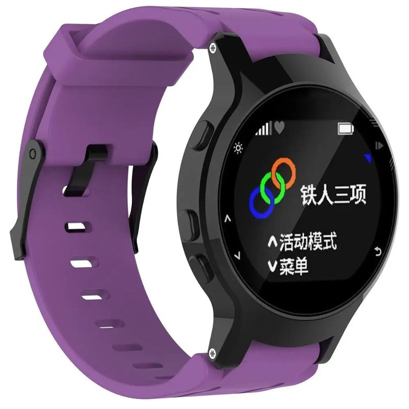 Bluejw Replacement Soft Silicone Wrist Strap Watch Band for Garmin Forerunner 225 GPS Running Watch – Comfortable, Durable & Easy to Install - Image 2