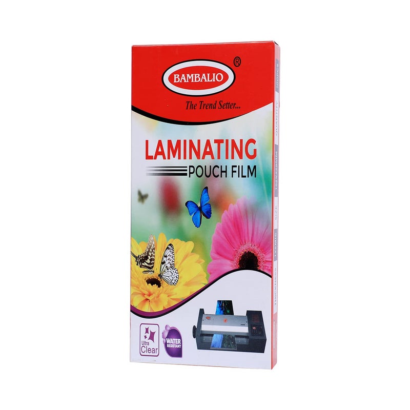 Bambalio lam-88R Professional Thermal Laminating Pouch 102 X 229 mm (Aadhar Card Size) - 125 Microns /100 Sheets - Image 5