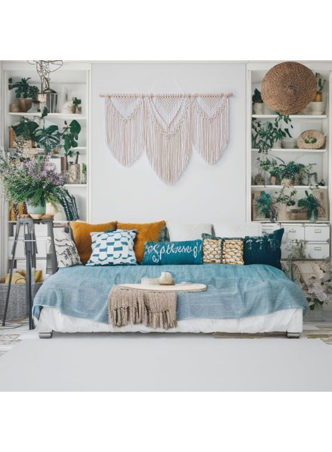 Home Gallery Boho Decoration Made Of Handwoven Macrame Cotton Handmade  - Image 1