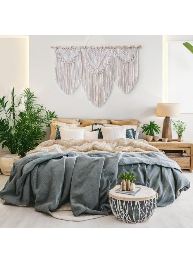 Home Gallery Boho Decoration Made Of Handwoven Macrame Cotton Handmade  - Image 4