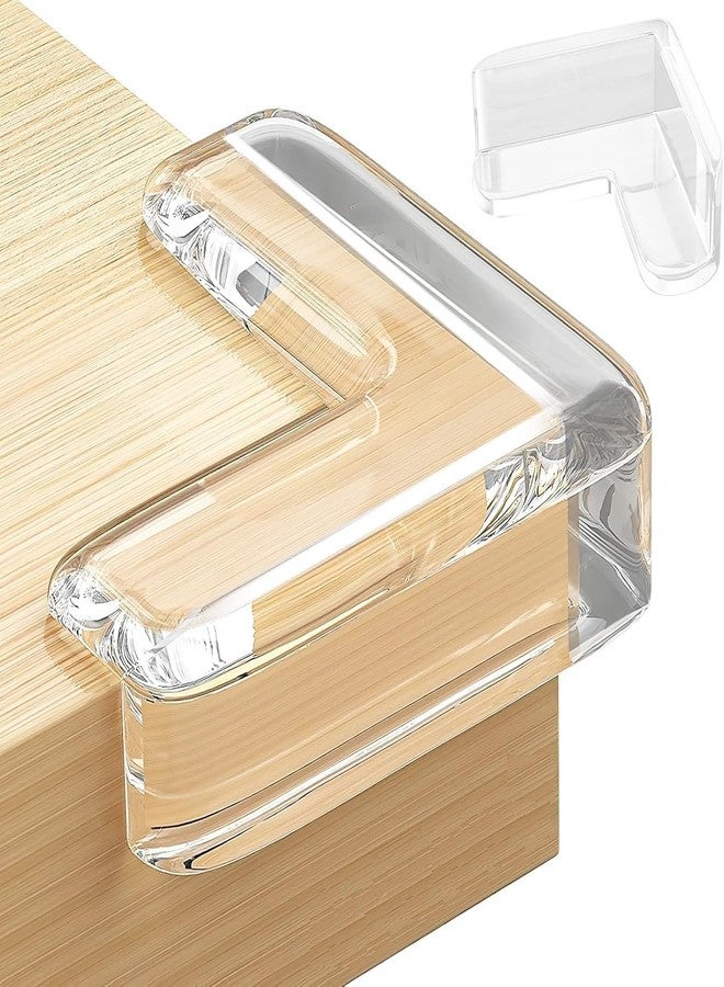Onward Baby Table Corner Protection L Shape Guard for Kids,Soft Shock Absorbing Edge Protector for Furniture,Transparent & Strong Adhesive Child Safety Corner Guards for Tables & Sharp Corners (12) - Image 1