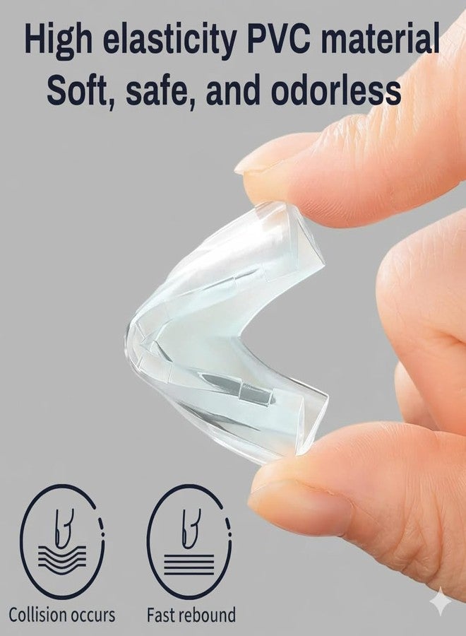 Onward Baby Table Corner Protection L Shape Guard for Kids,Soft Shock Absorbing Edge Protector for Furniture,Transparent & Strong Adhesive Child Safety Corner Guards for Tables & Sharp Corners (12) - Image 4