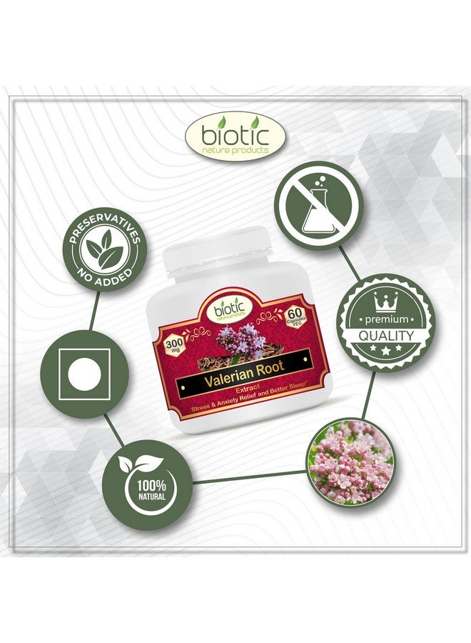 Biotic جذر فاليريان البيوتي - كبسولات تاجارا - كبسولة تاجار - كبسولات فاليريان - مستخلص 300 ملغ - 60 كبسولة نباتية - Image 5